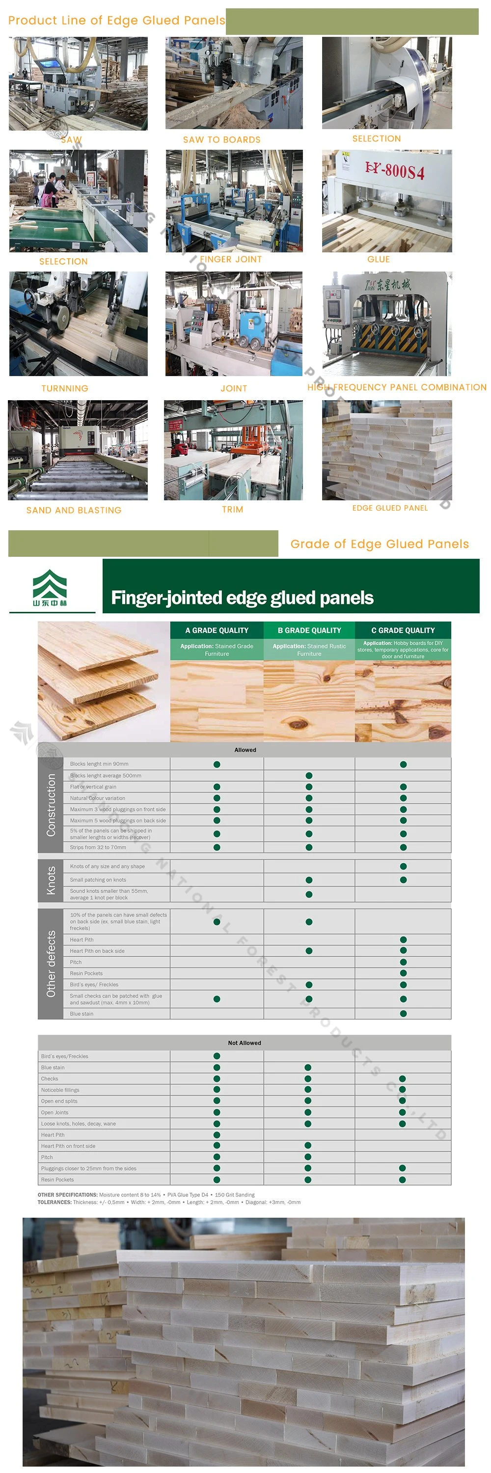 Best Price Pine Board Ash Solid Wood Work Tops