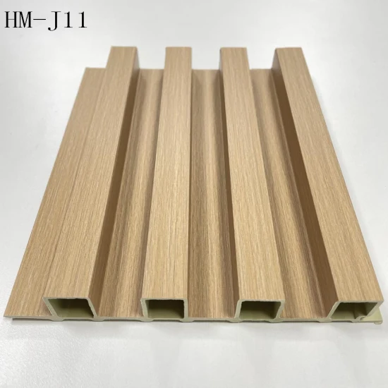 Internal WPC Wood Cladding Laminate WPC Fluted Wall Panel in China