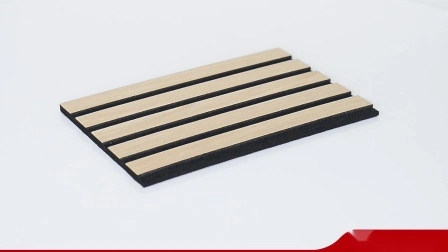 Light Oak Acoustic Timber Slats Panel